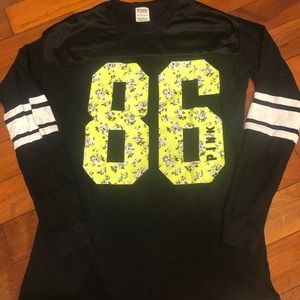 VS PINK Long Sleeved Campus T